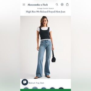 A & F 90s Relaxed Jean